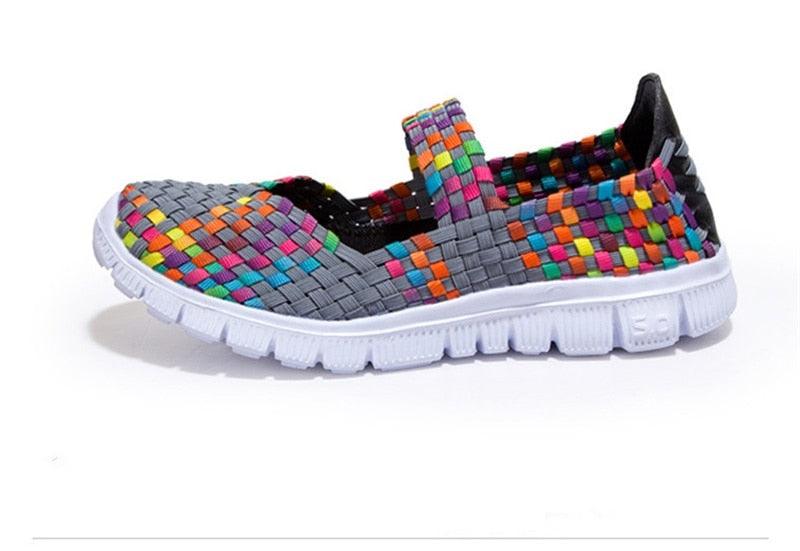 Espadrilles décontractées pour femmes - Baskets à enfiler confortables