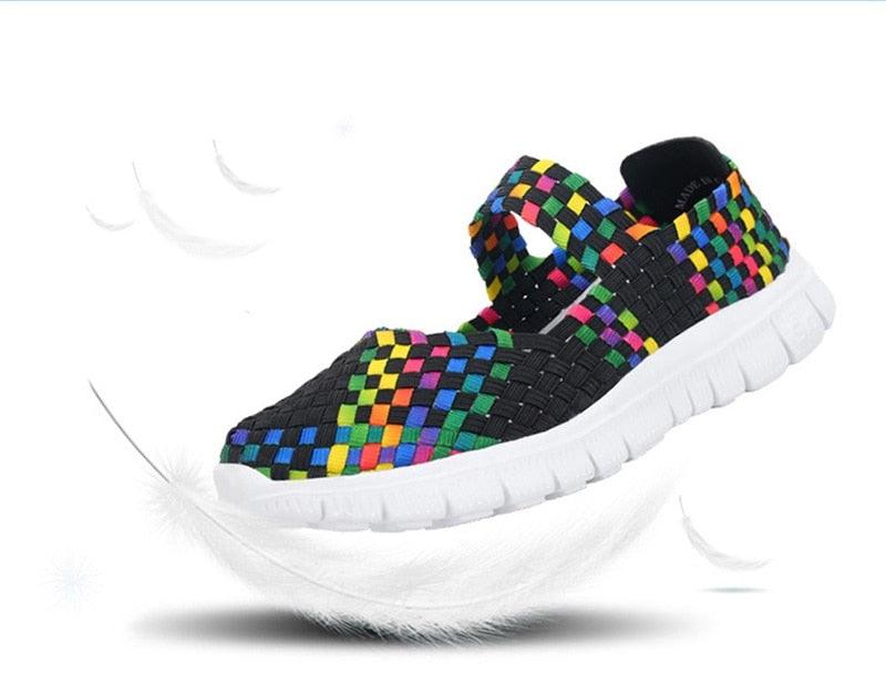 Espadrilles décontractées pour femmes - Baskets à enfiler confortables
