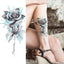 Women's Flower Temporary Tattoos - Elegant Waterproof Designs