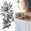 Women's Flower Temporary Tattoos - Elegant Waterproof Designs