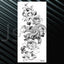 Women's Flower Temporary Tattoos - Elegant Waterproof Designs