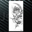 Women's Flower Temporary Tattoos - Elegant Waterproof Designs