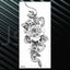 Women's Flower Temporary Tattoos - Elegant Waterproof Designs
