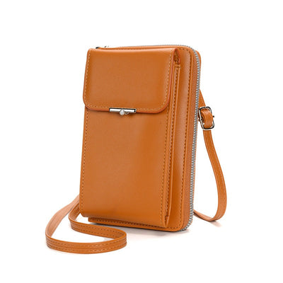 Women's Fashion Messenger Bags Small Mobile Phone Wallet Luxury Design Casual Shoulder Pocket Ladies Crossbody Purse For Female - Korvel