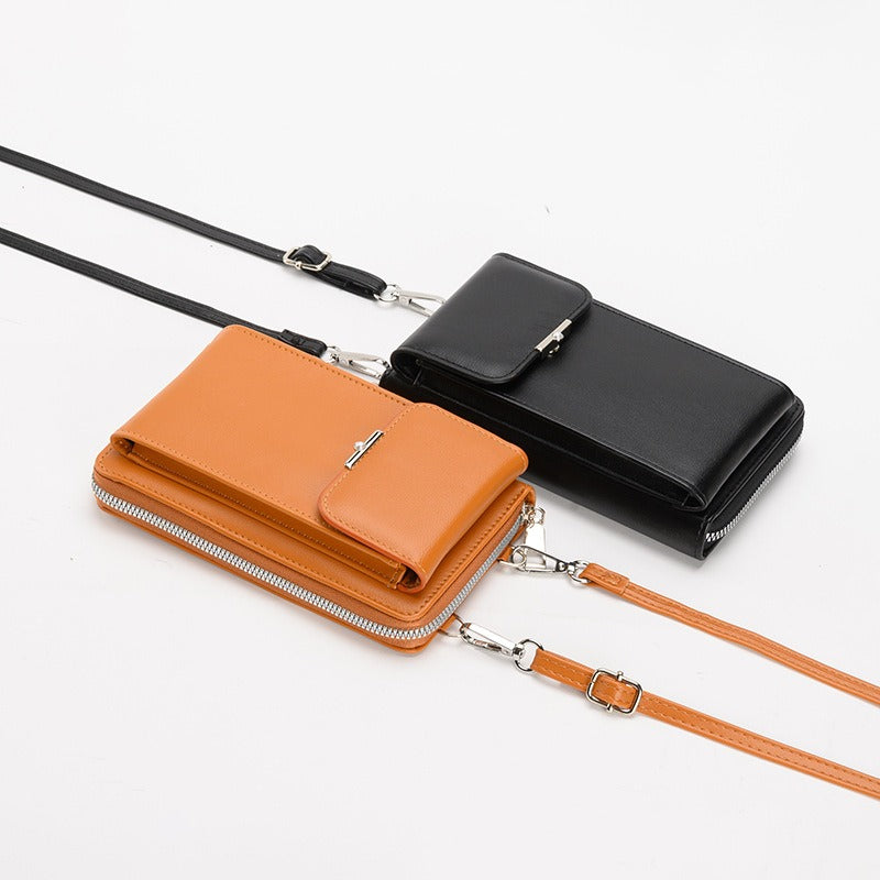Women's Fashion Messenger Bags Small Mobile Phone Wallet Luxury Design Casual Shoulder Pocket Ladies Crossbody Purse For Female - Korvel