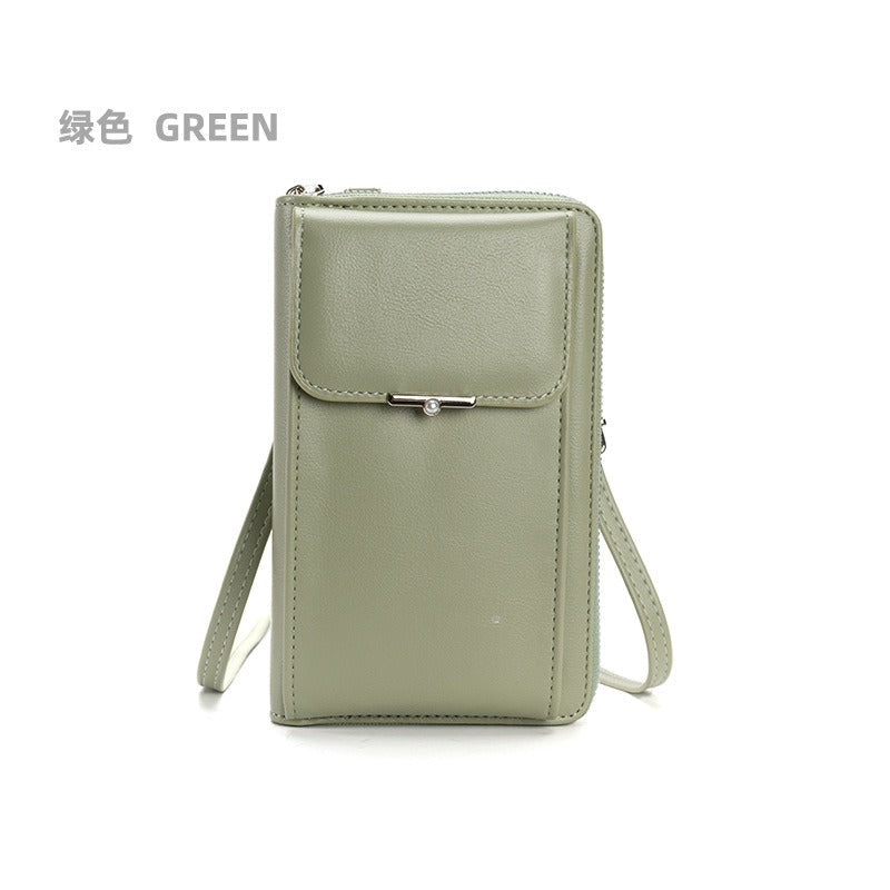 Women's Fashion Messenger Bags Small Mobile Phone Wallet Luxury Design Casual Shoulder Pocket Ladies Crossbody Purse For Female - Korvel