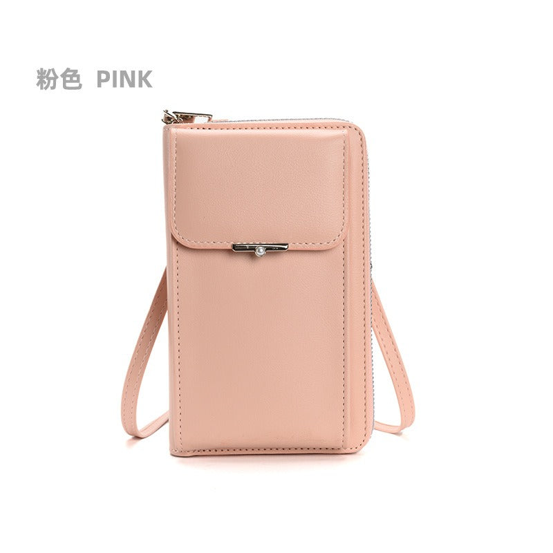 Women's Fashion Messenger Bags Small Mobile Phone Wallet Luxury Design Casual Shoulder Pocket Ladies Crossbody Purse For Female - Korvel