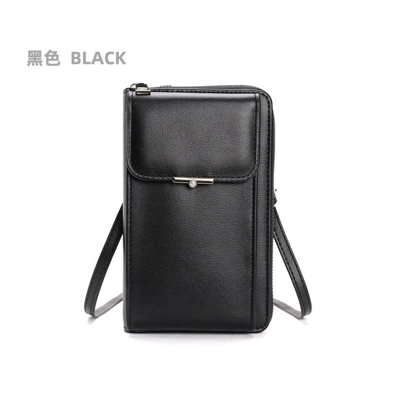 Women's Fashion Messenger Bags Small Mobile Phone Wallet Luxury Design Casual Shoulder Pocket Ladies Crossbody Purse For Female - Korvel