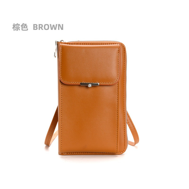 Women's Fashion Messenger Bags Small Mobile Phone Wallet Luxury Design Casual Shoulder Pocket Ladies Crossbody Purse For Female - Korvel