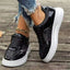 Women's Gold Sequins Platform Sneakers Autumn Fashion Casual Sports Shoes Thick Bottom Vulcanized Shoes Woman Flats Heels Shoes - Korvel