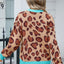 Women's pullover flower plus size sweater - Korvel