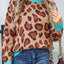 Women's pullover flower plus size sweater - Korvel