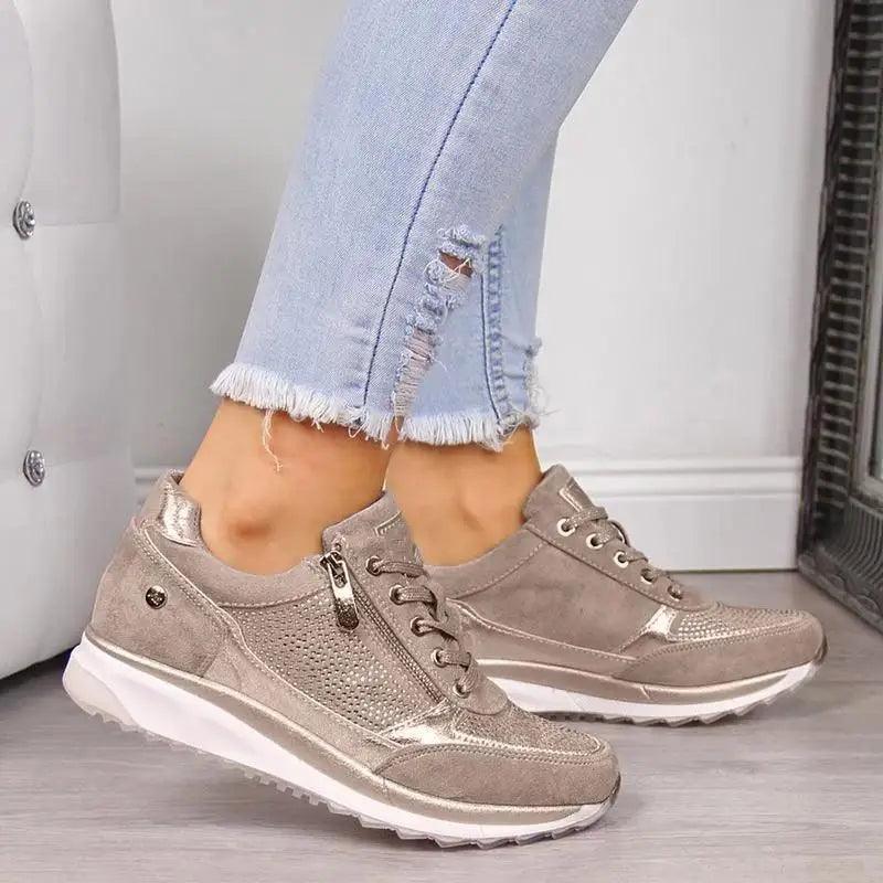 Stylish Women's Non-Slip Sport Sneakers for Ultimate Comfort - Korvel