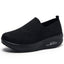 Women's shoes with thick sole and air cushion comfortable for casual sports breathable and fly woven soft soled women's shoes - Korvel