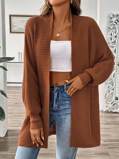 Women's simple and fashionable loose sweater cardigan - Korvel