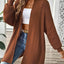 Women's simple and fashionable loose sweater cardigan - Korvel