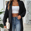 Women's simple and fashionable loose sweater cardigan - Korvel