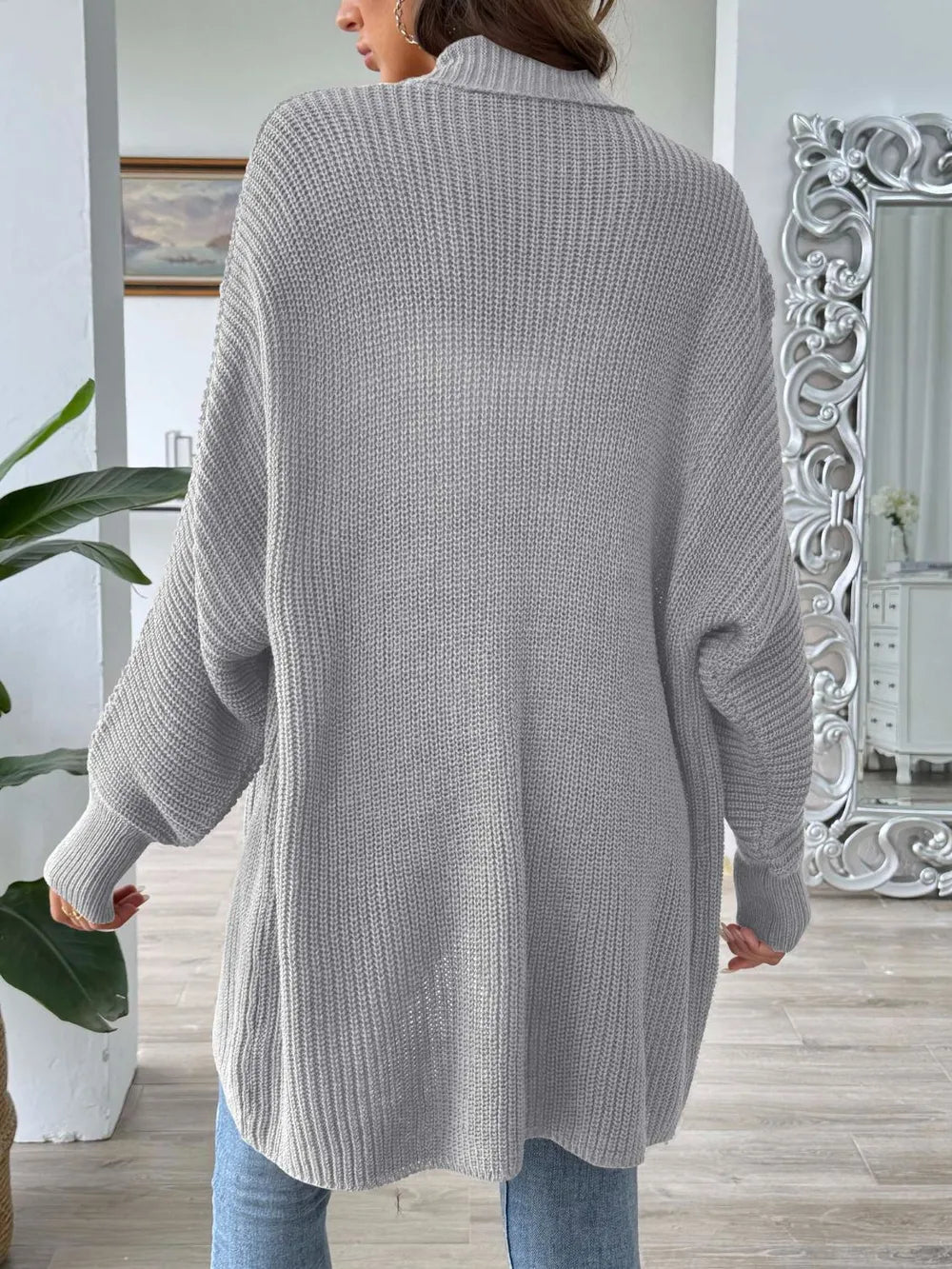 Women's simple and fashionable loose sweater cardigan - Korvel