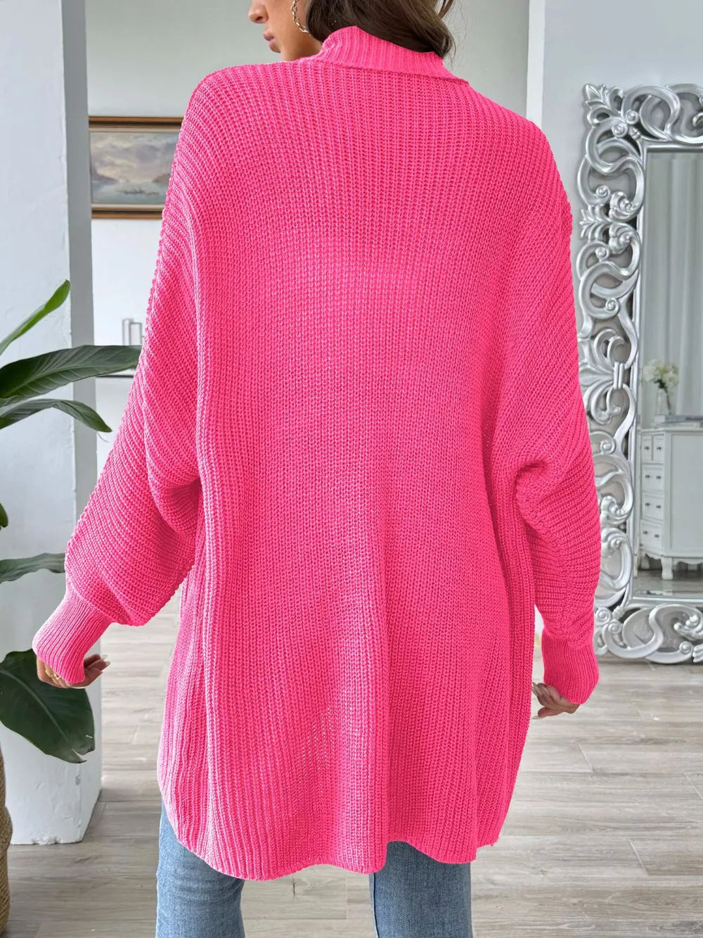Women's simple and fashionable loose sweater cardigan - Korvel