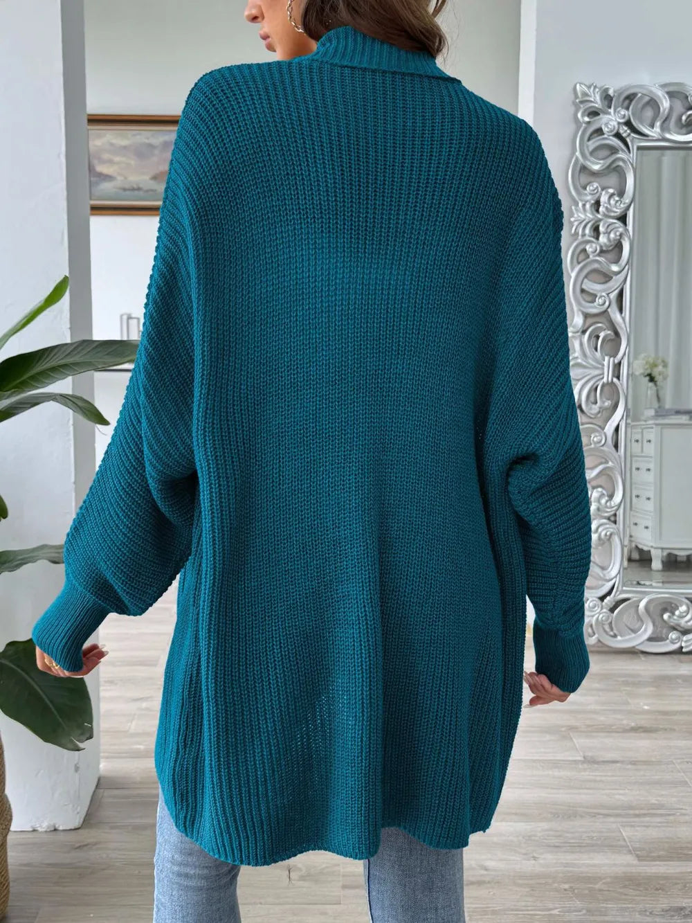 Women's simple and fashionable loose sweater cardigan - Korvel