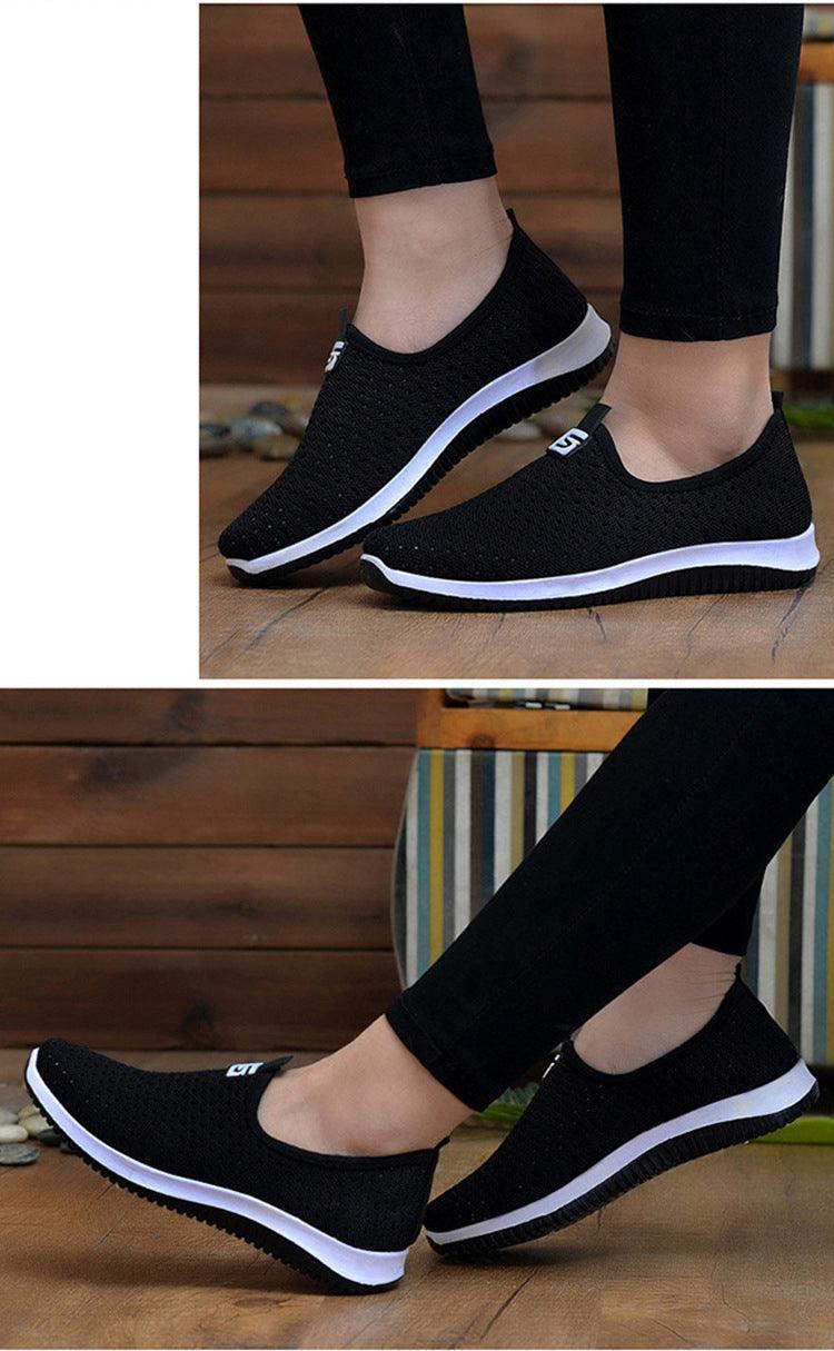 Baskets en Maille Respirante pour Femmes pour la Marche Estivale