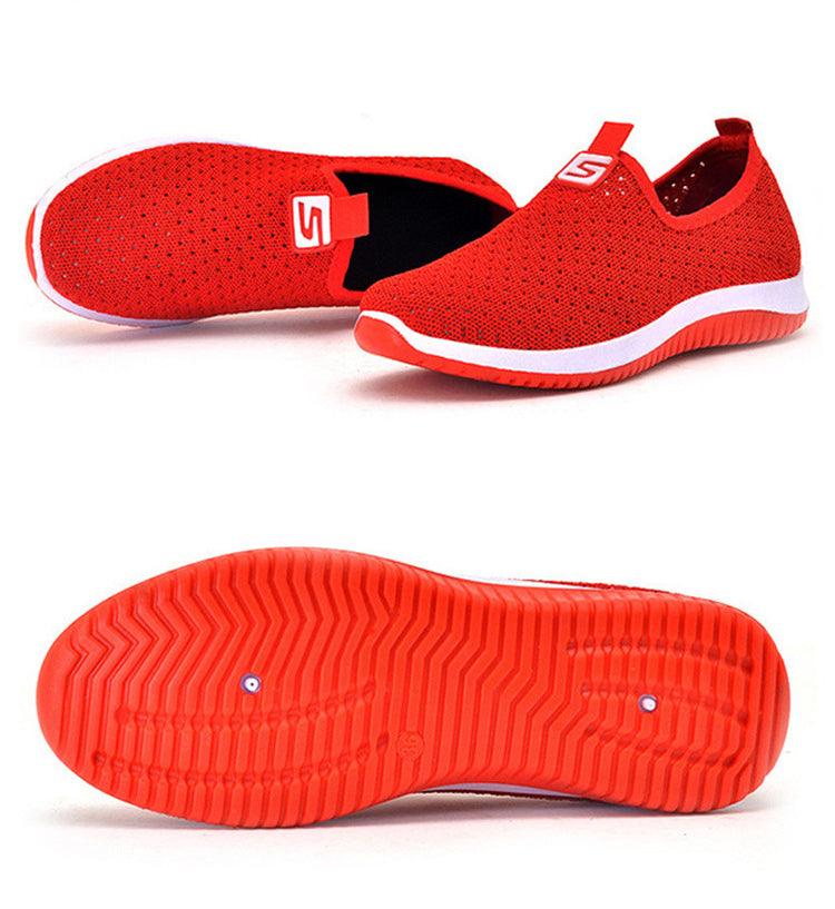 Baskets en Maille Respirante pour Femmes pour la Marche Estivale