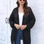Women's Spring and Autumn New Woven Sweater Loose Casual Sweater Jacket - Korvel