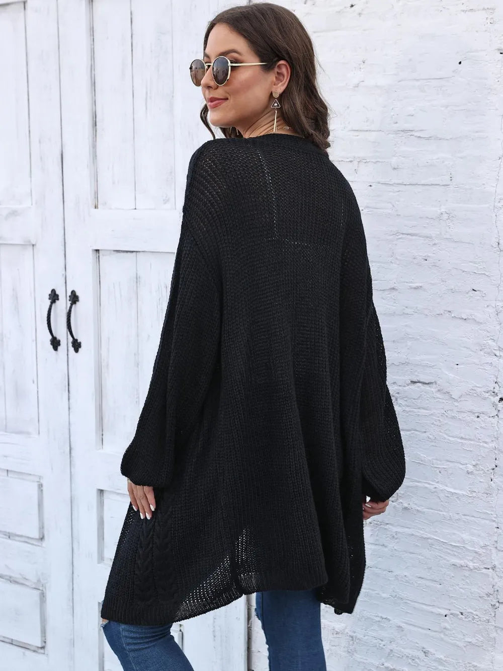 Women's Spring and Autumn New Woven Sweater Loose Casual Sweater Jacket - Korvel