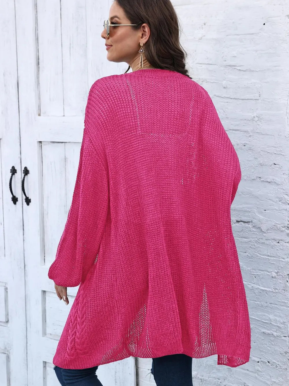 Women's Spring and Autumn New Woven Sweater Loose Casual Sweater Jacket - Korvel