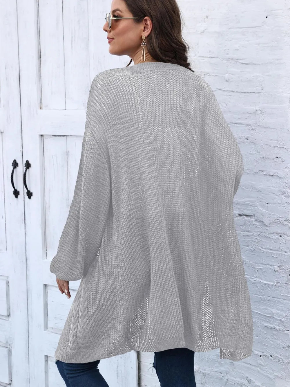 Women's Spring and Autumn New Woven Sweater Loose Casual Sweater Jacket - Korvel
