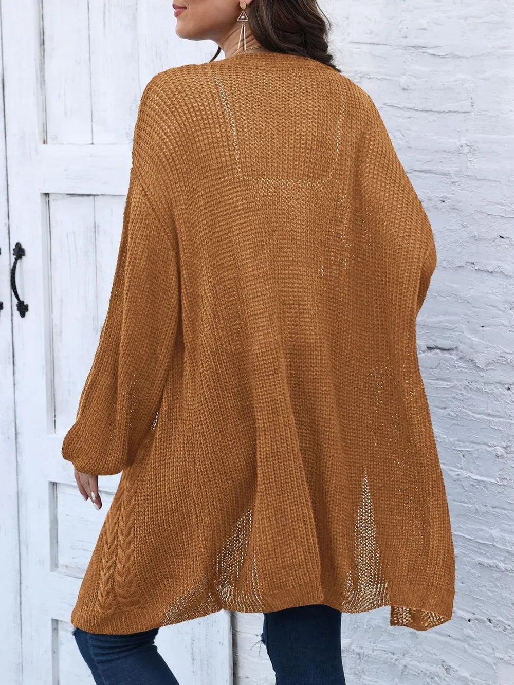Women's Spring and Autumn New Woven Sweater Loose Casual Sweater Jacket - Korvel