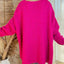 Women's V-neck letter loose and lazy knitted sweater - Korvel