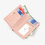 Cartera Ultra Fina con Cremallera Lateral para Mujer