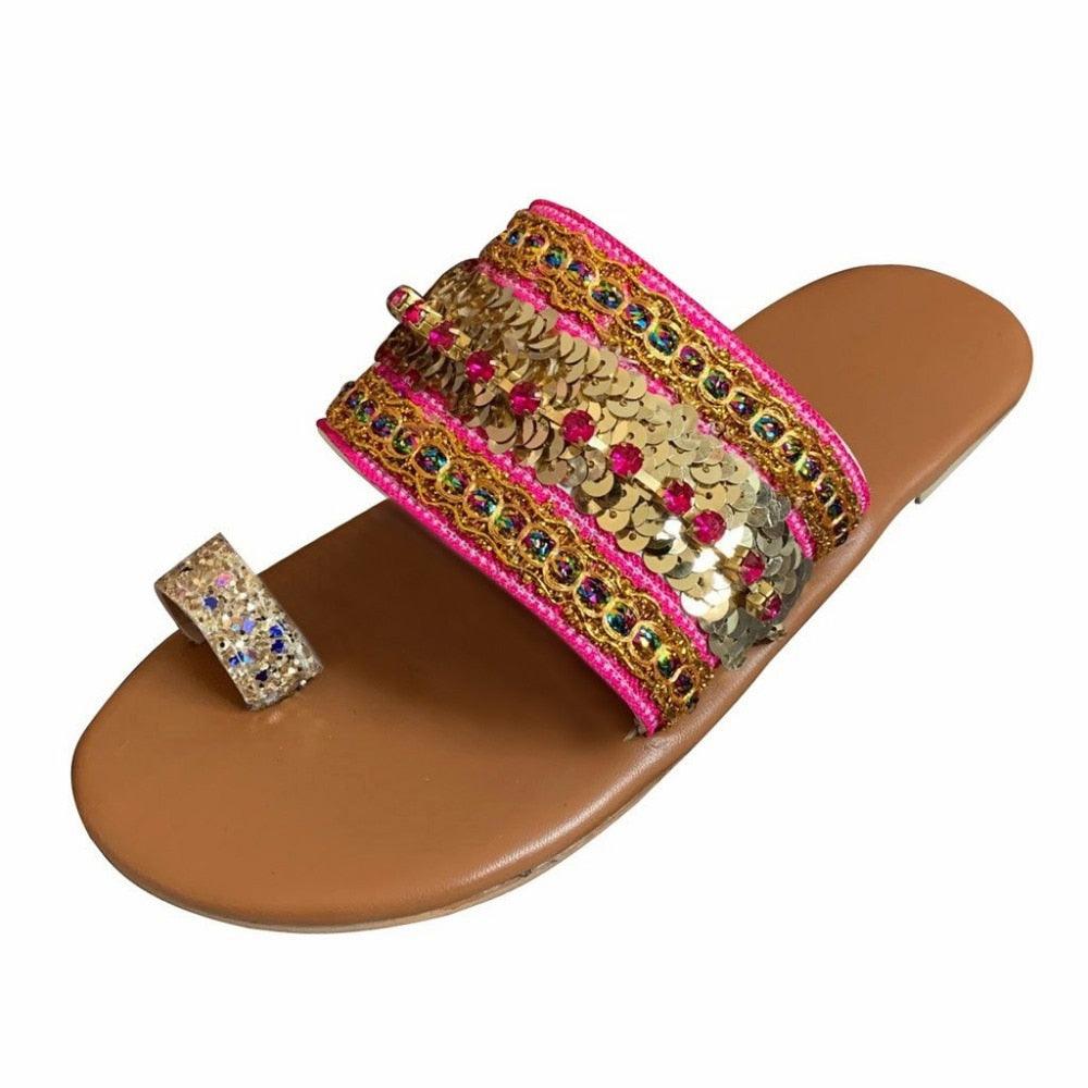 Elegant Handmade Women’s Flip-Flop Sandals for Summer