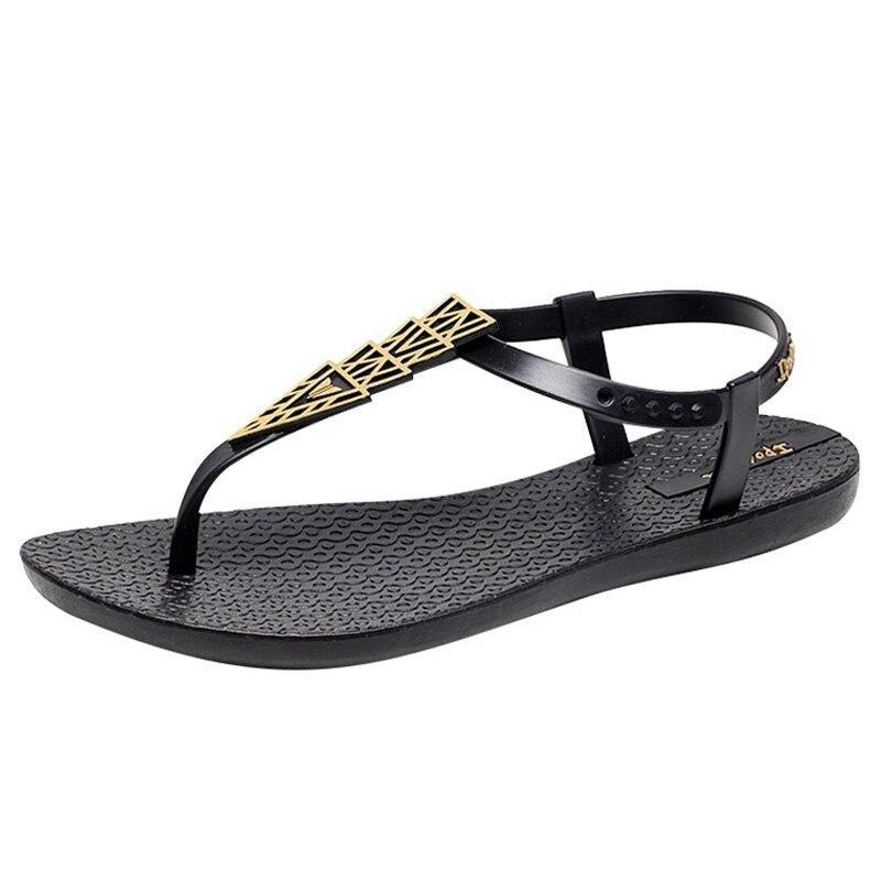 Elegant T-Strap Women's Sandals for Summer Comfort