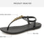 Elegant T-Strap Women's Sandals for Summer Comfort