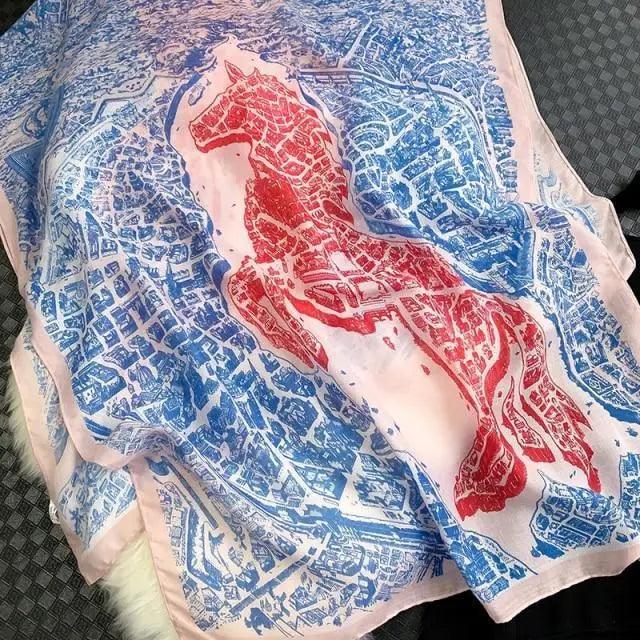 Bufanda de Algodón con Estampado de Leopardo Elegante para Mujeres