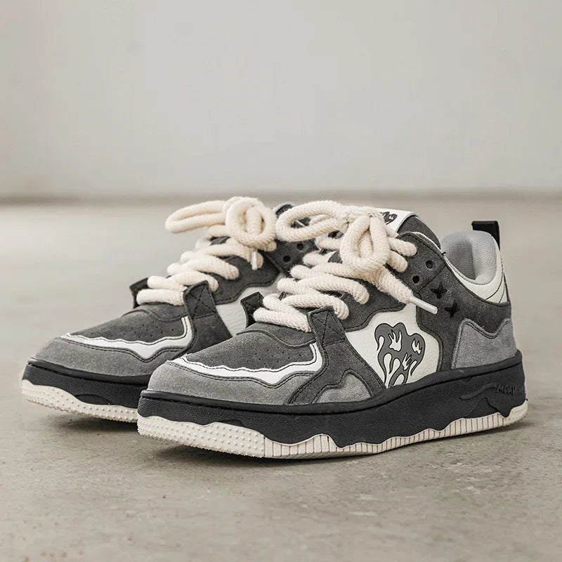 Zapatillas de Skate Retro Hip-Hop para Hombres y Mujeres