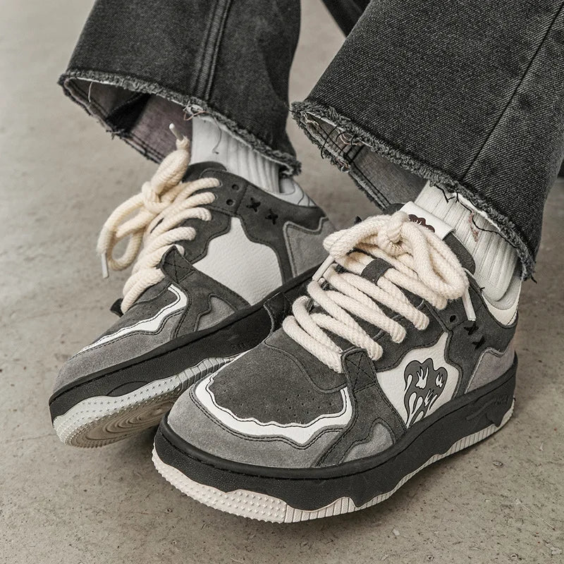 Zapatillas de Skate Retro Hip-Hop para Hombres y Mujeres