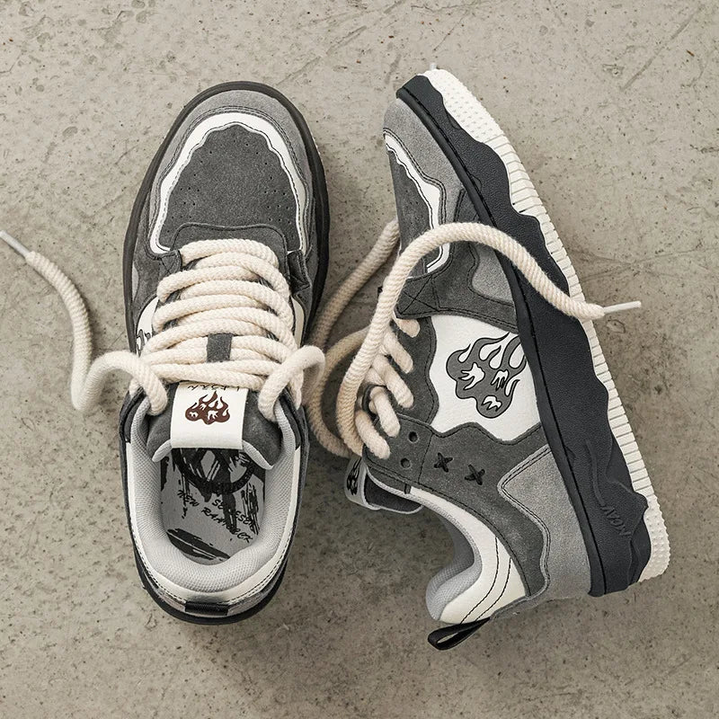 Zapatillas de Skate Retro Hip-Hop para Hombres y Mujeres