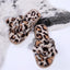 Zapatillas de Piel Sintética con Estampado de Leopardo para Mujeres