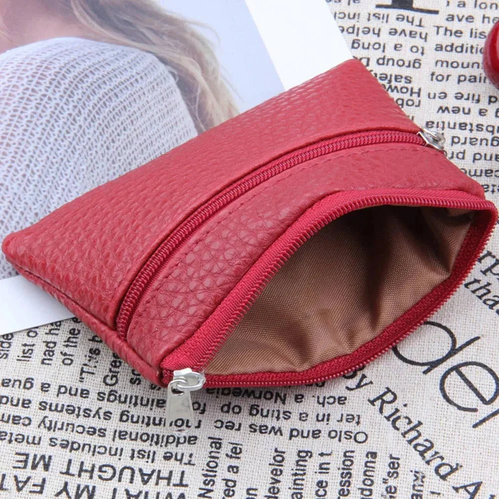 Mini porte-monnaie zippé pour femmes - Élégant et fonctionnel