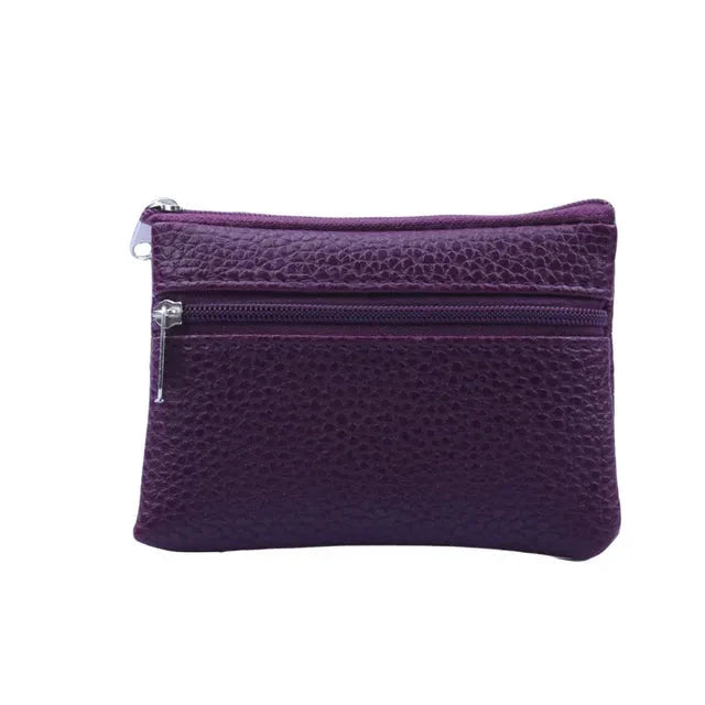 Mini porte-monnaie zippé pour femmes - Élégant et fonctionnel