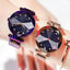 Montre Femme Luxe Ciel Étoilé avec Accents en Diamant