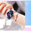 Montre Femme Luxe Ciel Étoilé avec Accents en Diamant