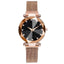 Montre Femme Luxe Ciel Étoilé avec Accents en Diamant