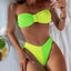 Allurelation Women's High Waist Bikini Set