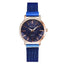 Montre à Quartz pour Femme en Or Rose de Luxe avec Cadran en Diamant