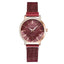 Montre à Quartz pour Femme en Or Rose de Luxe avec Cadran en Diamant