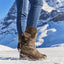Women’s Winter Boots with Hoof Heels - Fashionable Comfort